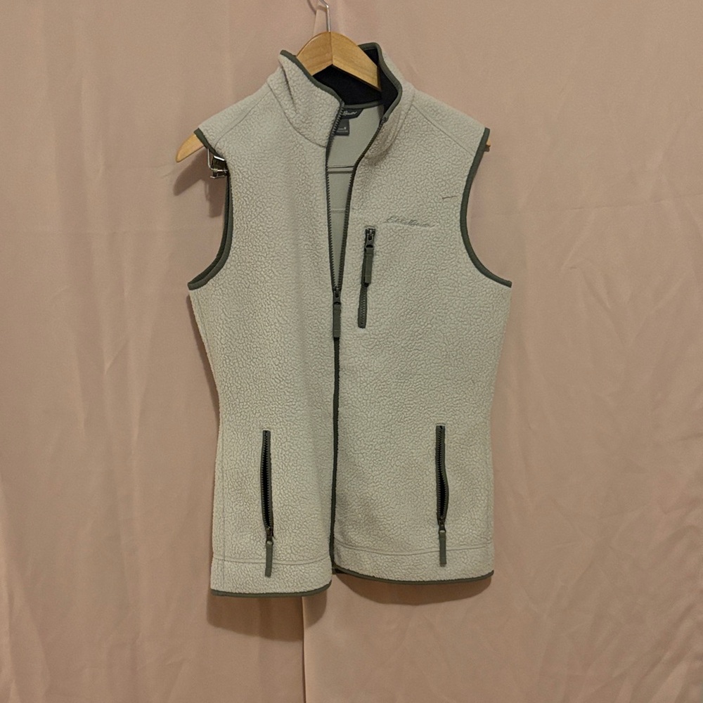 Eddie Bauer Gray Fleece Vest